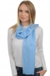 Cashmere & Seta accessori sciarpe foulard scarva celeste 170x25cm